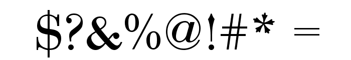 Bodoni-Regular Font OTHER CHARS