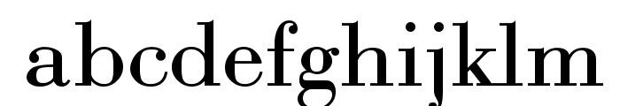 Bodoni-Regular Font LOWERCASE