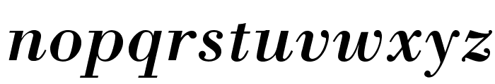 BodoniStd-Italic Font LOWERCASE