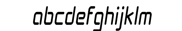 Bogboo-CondensedItalic Font LOWERCASE