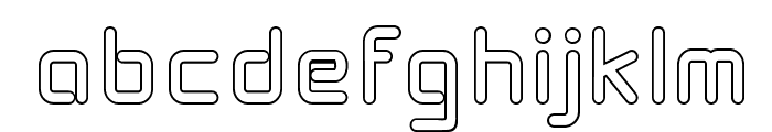 BogbooOutline Font LOWERCASE