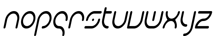 BoontownItalic Font LOWERCASE