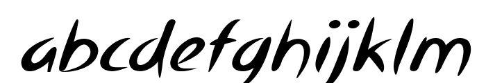 Botan-BoldItalic Font LOWERCASE