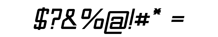 Botto-BoldItalic Font OTHER CHARS
