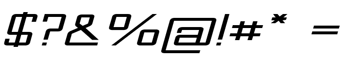 Botto-ExtraexpandedItalic Font OTHER CHARS