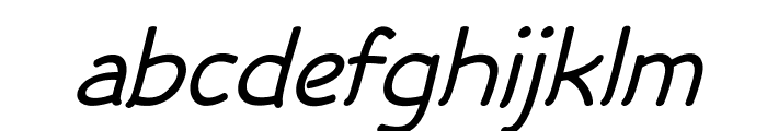 BoxieItalic Font LOWERCASE