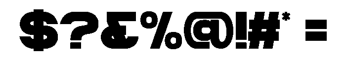 BOKRA-Bold Font OTHER CHARS