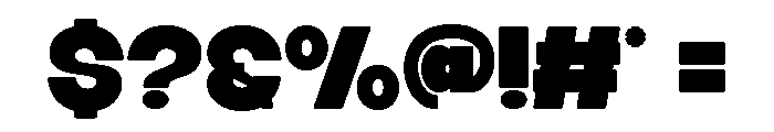 BOLD GERIOV Regular Font OTHER CHARS