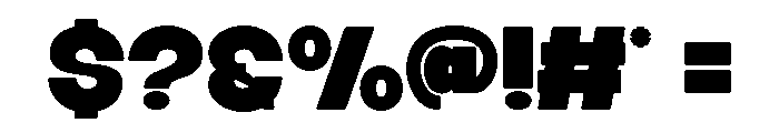 BOLDGERIOV-Regular Font OTHER CHARS