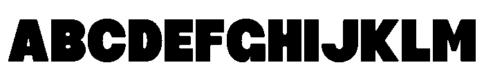 BOLDGERIOV-Regular Font UPPERCASE