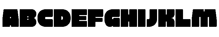 BOLDNUMEZ-Regular Font UPPERCASE