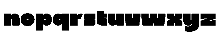BOLDNUMEZ-Regular Font LOWERCASE