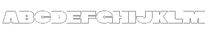 BOLDUM Bold Line Font UPPERCASE