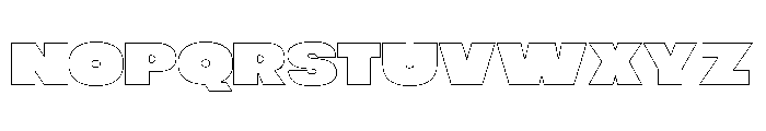 BOLDUM Bold Line Font UPPERCASE