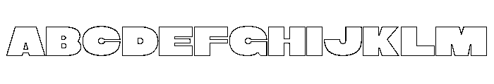 BOLDUM Bold LineThick FONT