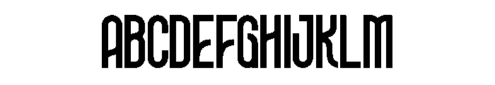 BONDU Font UPPERCASE