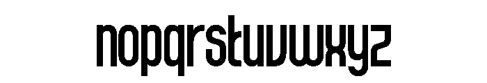 BONDU Font LOWERCASE