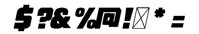BOSSON Italic Font OTHER CHARS
