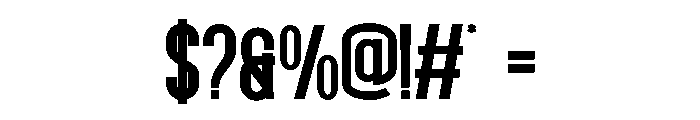 BOVARA-Regular Font OTHER CHARS