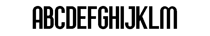 BOVARA-Regular Font UPPERCASE