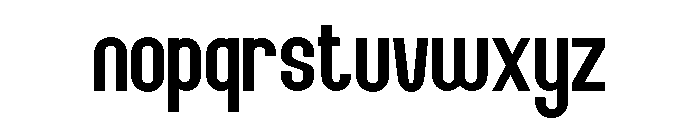 BOVARA-Regular Font LOWERCASE