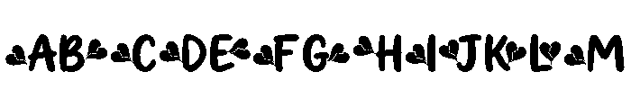 BOWWY Regular Font UPPERCASE