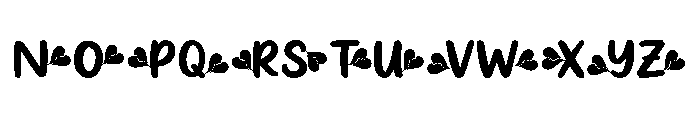 BOWWY Regular Font UPPERCASE