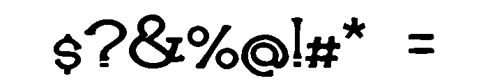Boar Font OTHER CHARS