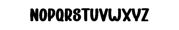 Board Christmas Font UPPERCASE