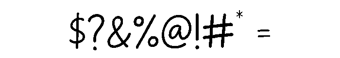 Board Marker Font OTHER CHARS