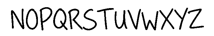 Board Marker Font UPPERCASE