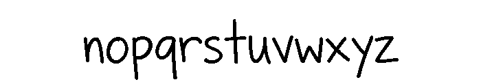 Board Marker Font LOWERCASE
