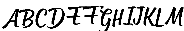 Boarding Quickly Regular Font UPPERCASE