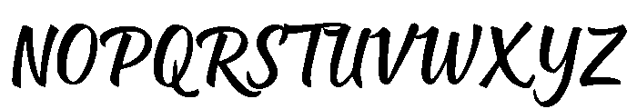 Boarding Quickly Regular Font UPPERCASE
