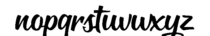 Boarding Quickly Regular Font LOWERCASE