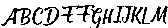 BoardingQuickly-Regular Font UPPERCASE
