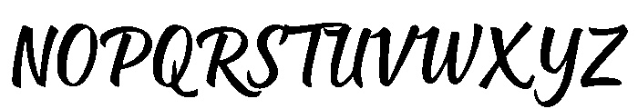 BoardingQuickly-Regular Font UPPERCASE