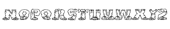 Bob Swagger Font UPPERCASE