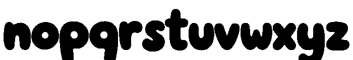Boba Bubble Font LOWERCASE