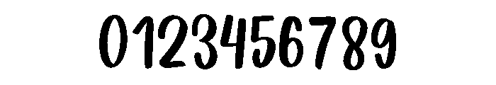 Boba Hand Font OTHER CHARS