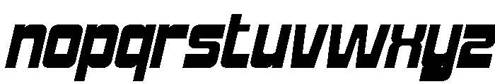 Bobai Oblique Font LOWERCASE