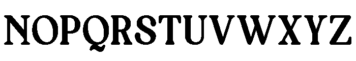 Bobante Regular Font UPPERCASE