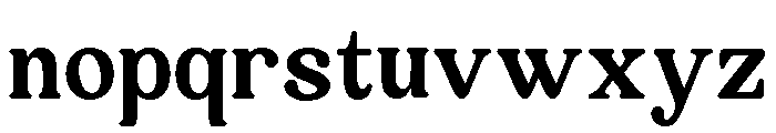 Bobante Regular Font LOWERCASE