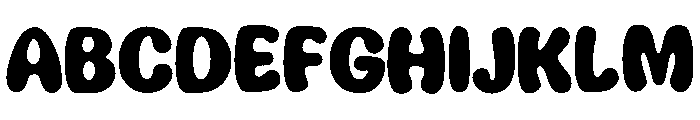 Bobba Boots Regular Font UPPERCASE