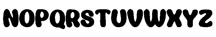 Bobba Boots Regular Font UPPERCASE
