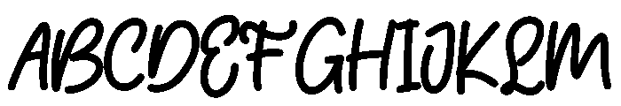 Bobby Tablob Font UPPERCASE