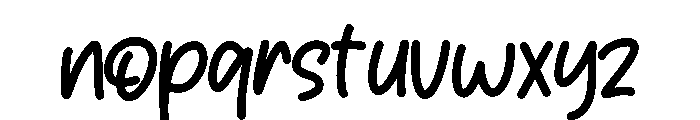 Bobby Tablob Font LOWERCASE