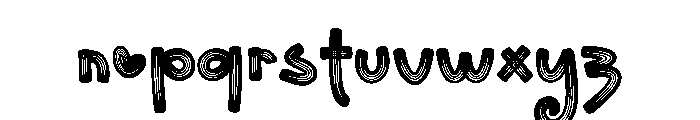 Bobiy Darling Font LOWERCASE
