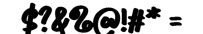 Boblox Font OTHER CHARS