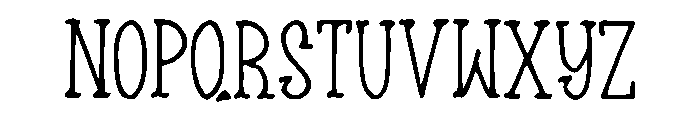 Bobtail_Snipe Font UPPERCASE